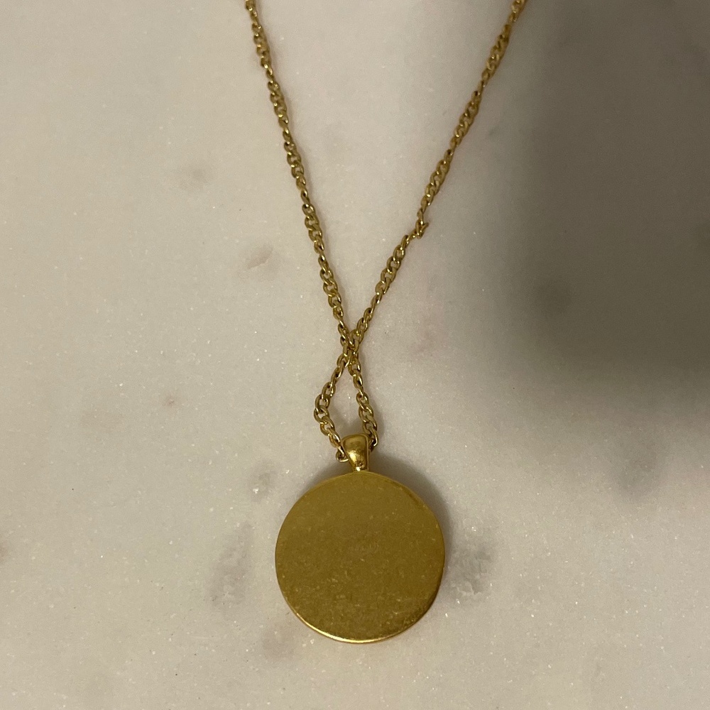 NWOT Madewell gold twisted-chain pendant necklace - Picture 5 of 10
